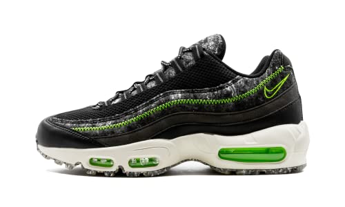 Nike Air Max 95, Laufschuhe für Herren, Schwarz Black Electric Green Smoke Grey Lt Bone, 41 EU