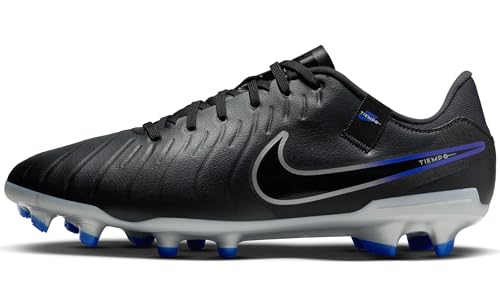 Nike Herren Legend 10 Academy Fg/Mg Fußballschuh, Black Chrome Hyper Royal, 40 EU