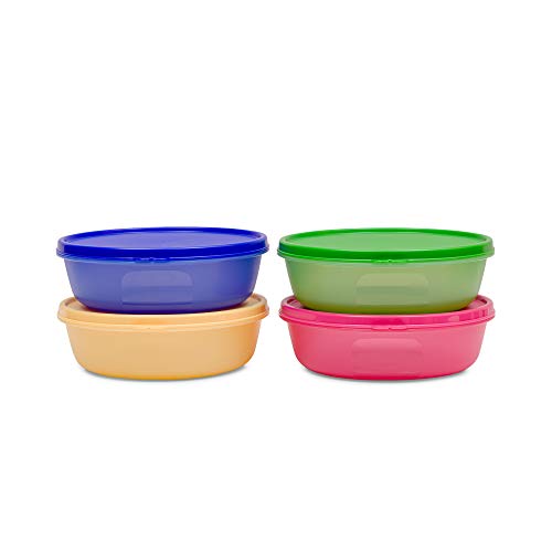 Tupperware Kunststoffschüssel (1000 ml, mehrfarbig) - 4 Stück - Mehrfarbig