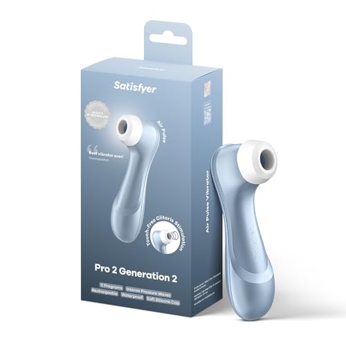 Satisfyer Pro 2 Vibrator Dildo | Leise Starke Klitoris-Stimulation | Sex-Spielzeug Geschenk für Frauen | Extrem Erotisches Sexspielzeug | Druckwellenvibrator | Stimulator Toy Damen