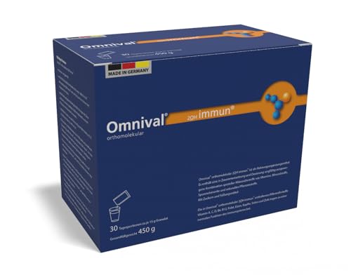 Granulat - Omnival Immun, Vitamin Komplex für das Immunsystem, Orthomolekulares Nahrungsergänzungsmittel, Vitamine für Frauen & Männer, Mikronährstoffe Immunkur, mit Magnesium (30 Tage)