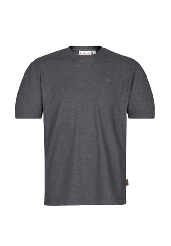 Naketano Herren T-Shirt Adonis Fischer, Farbe:Anthracite Melange, Größe:XL