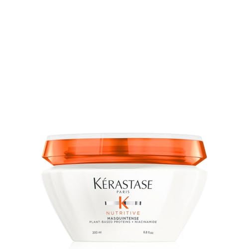 Kérastase Nutritive, Haarkur für sehr trockenes, feines bis mittleres Haar, Feuchtigkeitsspendend und pflegend, Ohne Parabene, Masquintense Deep Nutrition Soft Mask, 200 ml