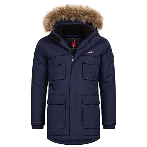 Höhenhorn 24E2 Arpiglias Herren Winter Jacke Parka Dunkelblau Gr. S