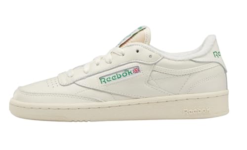 Reebok Damen Club C 85 Vintage Sneaker, Chalk Alabaster Glen Green, 39 EU