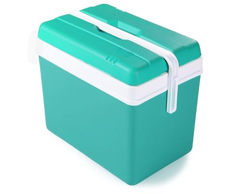Ondis24 Kühlbox Promotion Blau/Grün Kühltasche für Camping und Picknick aus Kunststoff (35 Liter Lagunenblau)