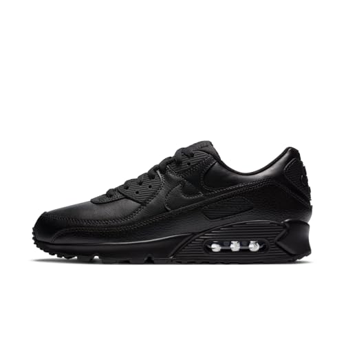Nike Air Max 90 Leather Triple Black - 42