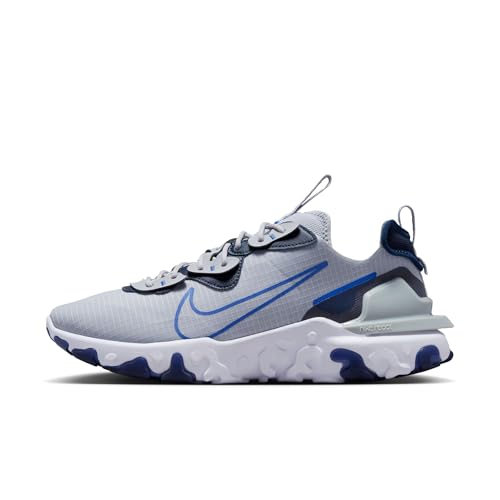 Nike React Vision Herrenschuh, Wolf Grey/Game Royal-Obsidian-White, HQ3819-004, 44 EU (10 US)