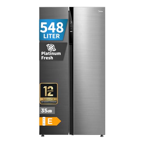 Midea Side-by-Side Kühlschrank 548 L, No Frost, Dual-Inverter, 35 dB