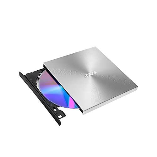 ASUS ZenDrive U8M externes DVD-Laufwerk/Brenner (Silber, USB-C, M-DISC)