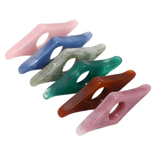 Eieenotee 6-Teiliges Daumen-Buch-St¨¹tzbuch, Buchseitenhalter, Praktischer Lesezeichen-B¨¹robedarf, Buch-Daumenhalter, Lesezeichen, Buchseitenhalter