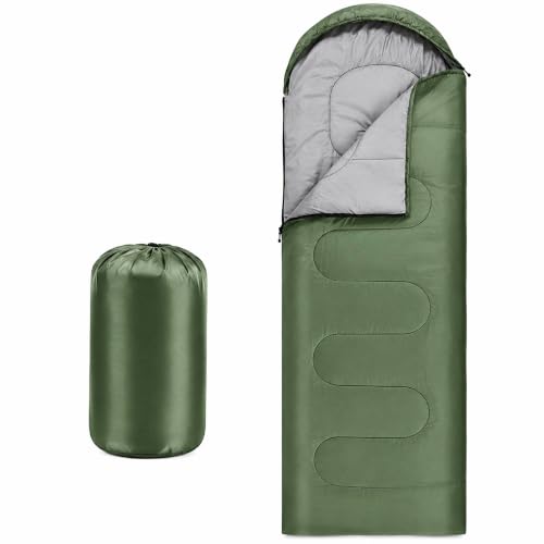 Retoo Schlafsack Outdoor Camping für Erwachsene Kinder Schlafsäcke Sommer Winter 3 4 Jahreszeiten Deckenschlafsack Ultraleicht Sleeping Reiseschlafsack Wasserdichter 210 cm