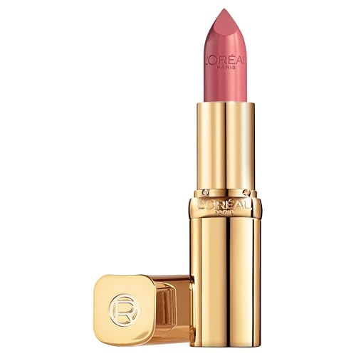 L'Oréal Paris Pflegender Lippenstift mit Satin Finish, Argan-Öl und Vitamin E, Color Riche Satin, Nr. 226 Rose Glance, 1 x 4,3 g