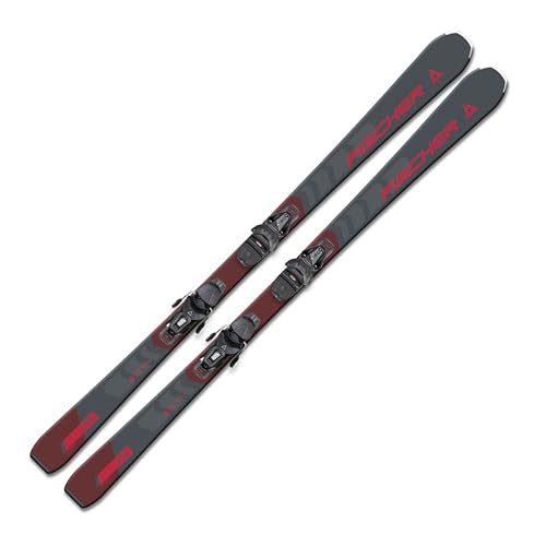 Ski Alpinski Carvingski On-Piste-Rocker - Fischer RC Fire SLR - 160cm - inkl. Bindung RS9 SLR Z2,5-9 - All Mountain Ski - geeignet für Einsteiger bis Fortgeschritten