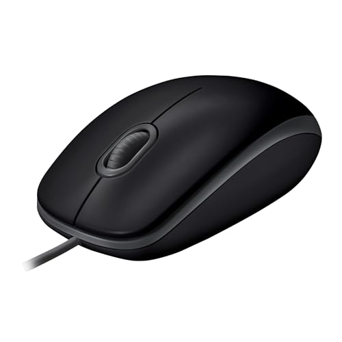 Logitech B110 Silent Kabelgebundene Maus - Schwarz