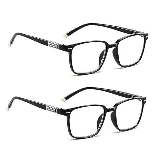2 Stück Autofokus Brille Mit Selbsteinstellung,Zoom Brille,Intelligente Zoom Lesebrille Herren Damen,Anti Blaulicht,Für Lesen, Digitale Geräte Und Outdoor-Aktivitäten