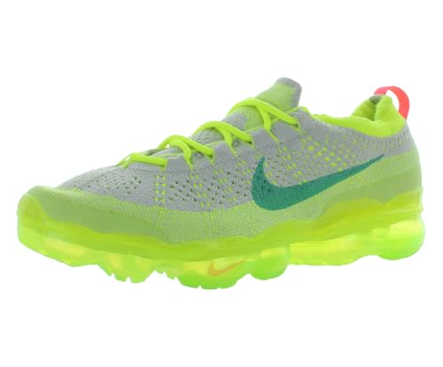 Nike Herren Air Vapormax 2023 Flyknit Laufschuh, Vast Grey/Volt/Hot Punch/Emerald Rise, 45.5 EU