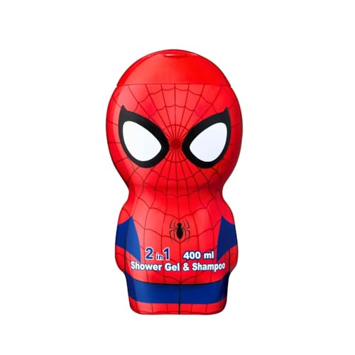 AIR-VAL Marvel Spider-Man 2-in-1 Duschgel & Haarshampoo 400 ml für Kinder