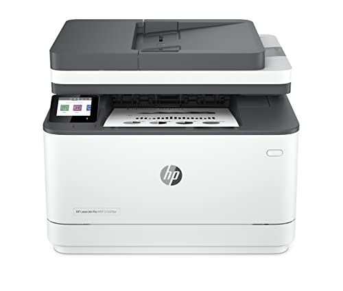 HP LaserJet Pro MFP 3102fdw Multifunktions-Laserdrucker, Automatischer Duplex, Hohe Druckgeschwindigkeiten, WLAN, Ethernet, USB Hi-Speed, Fax, HP Smart App, HP Wolf Pro Security