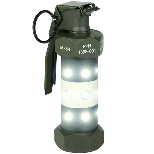 Gunyoo Airsoft Flashbang Modell Taktische Handgranate Spielzeug Outdoor Camping Notlicht für Paintball Kampf CS Schlacht Spiel Militär Cosplay Requisiten Feld Training