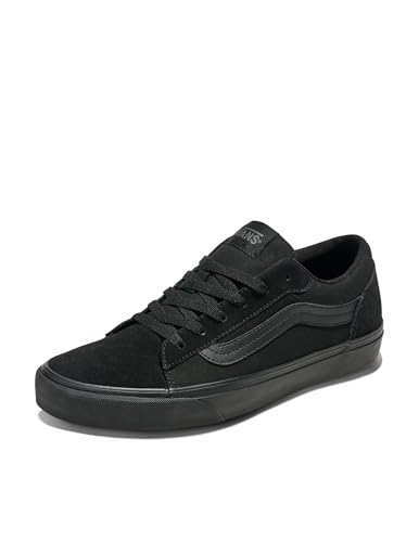 Vans Herren Vero Wildleder-Sneaker, Black/Black, 42 EU