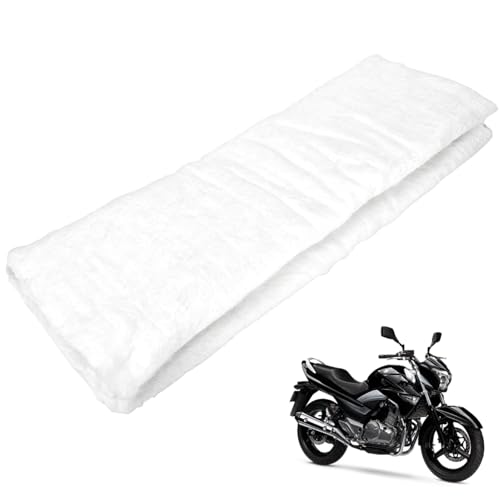 FortuneGlobe Hochtemperaturisolierende Wolle für Schalldämpfer Motorrad – 50 x 70 cm – für Mofa, Roller und Auspuff Rock