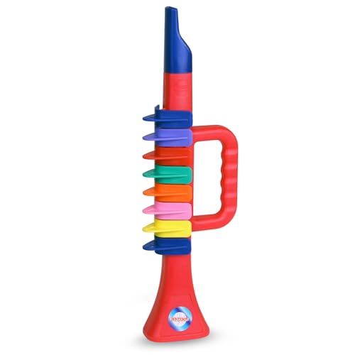 Bontempi – 322732 – Musikinstrument – Trompete – 8 Noten, Blau