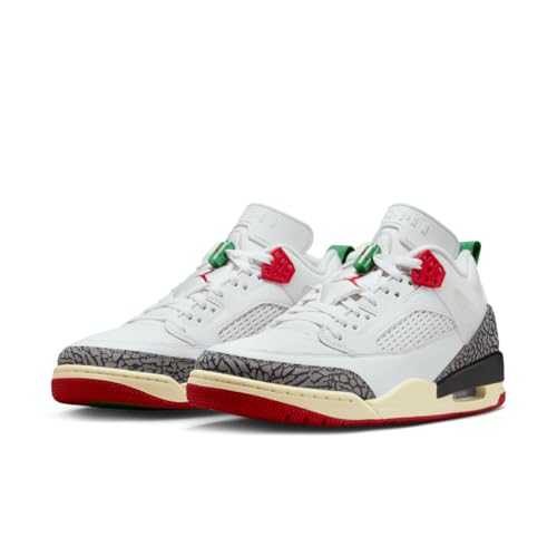 Jordan Spizike Low SE Herren Schuhe (IM7425-100, White/Varsity Red/Black/Sail), Weiß/Varsity Red/Black/Sail, 42.5 EU