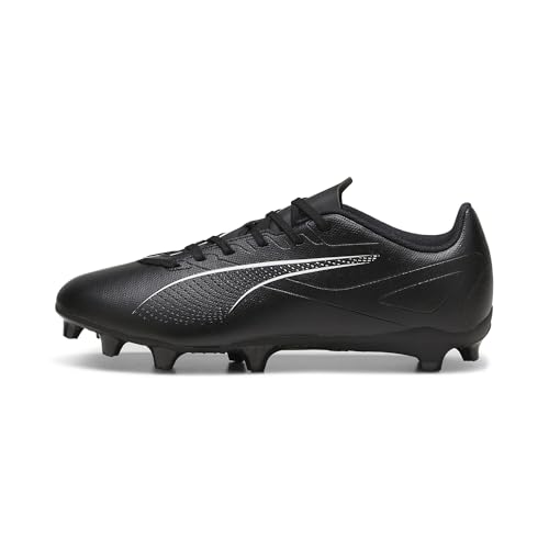 Puma Unisex Adults Ultra 5 Play FG/AG Soccer Shoe, Puma Black-Puma White, 46 EU