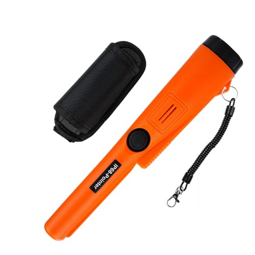 DEWIN Pinpointer Metalldetektor, Metal Detector IP68 Wasserdichter Hand-Pinpointerstab Hochempfindlicher 360° Schatzsucher Pinpointer