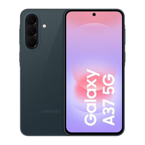 Samsung Galaxy A37 5G, Schlankes AI-Smartphone, Awesome Intelligence, 128 GB Speicherplatz, 50 MP Weitwinkel-Kamera, Bis zu 2 Tage Akkulaufzeit, IP68, Awesome Graygreen, 2,5 Jahre Herstellergarantie