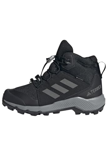 Adidas Unisex Kinder Terrex Mid Gore-TEX Hiking Shoes Kids, Core Black/Grey Three/Core Black, 38 EU