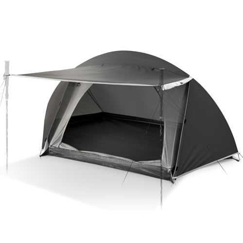 Zelt, Kuppelzelt 1 Person, Schneller Aufbau, Ultra-leicht biwakzelt, Wasserdicht, Kleines Packmaß, für Camping, Trekking, Outdoor, Festival