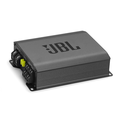 JBL Stage GT 60041 Car Hifi Autoradio Verstärker 1240W Max 90W RMS von Harman Kardon - Class-D 4 Kanal Endstufe Auto, mit HPF & LPF Filter für Front/Rear Setups Oder 2+1 Kanal Gebrückt mit Subwoofer