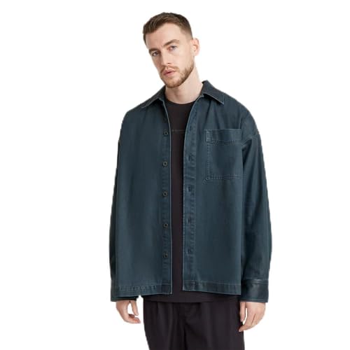 G-Star Herren Boxy Fit Hemd, Blau (worn in night ocean gd cobler D23007-D300-G837), M