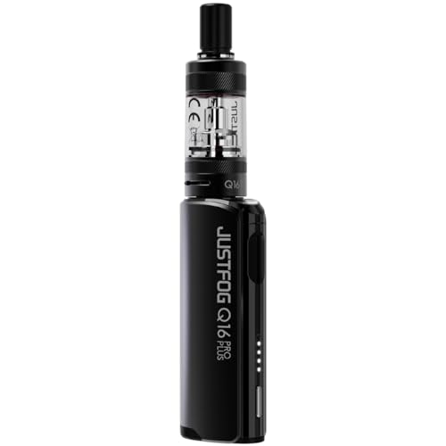 JustFog Q16 Pro Plus 1500mAh E-Zigarette Kit Nikotinfrei Farbe Schwarz