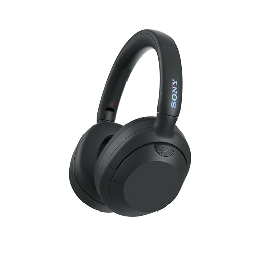 Sony ULT WEAR - Kabellose Kopfhörer mit Noise Cancelling, ULT Power Sound, ultimativer Deep Bass, selbem Prozessor wie WH-1000XM5, klare Anrufe, 30 Stunden Akkulaufzeit, iOS und Android - Schwarz