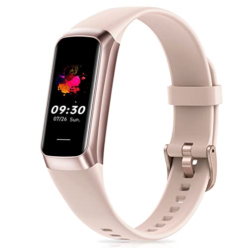 Zeacool Fitness Tracker Smartwatch Herren Damen, IP68 Wasserdicht Fitnessuhr, Aktivitätstracker mit 24h Herzfrequenz, Schlaf, Blutdruck Monitor Schrittzähler Uhr Sportuhr für iOS Android (Rosa)