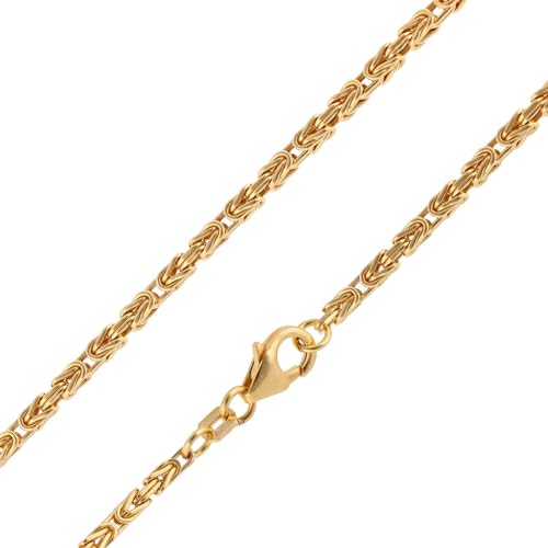 trendor Halskette Gold 333/8K Königskette Breite 2,0 mm traumhafter Halsschmuck für modische Damen oder Herren, elegantes Accessoire, 15792-60 60 cm