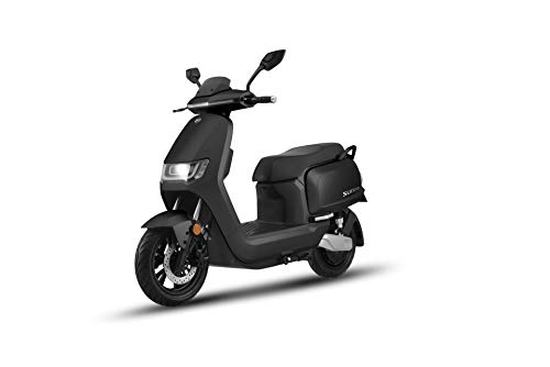 Elektroroller-Futura ROBO-S, 80 km/h, 4000 Watt, E-Roller mit Straßenzulassung, Elektro-Motorroller, E-Roller mit Sitz, 125 er Elektro-Motorroller, herausnehmbarer Lithium-Akku, Schwarz