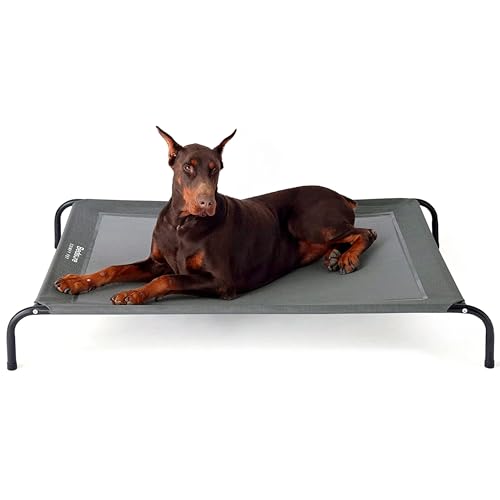 BEDSURE Hundeliege Outdoor Grosse Hunde - Hundeliege grau