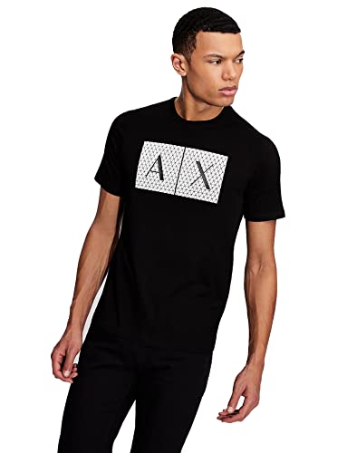Armani Exchange Herren 8nztck T-Shirt, Schwarz, XXL