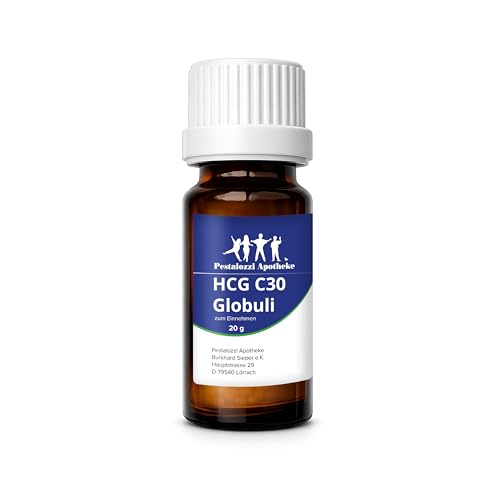 Pestalozzi Apotheke HCG C30 Globuli Homöopathisches Arzneimittel für Stoffwechsel-Kur 20 Gramm