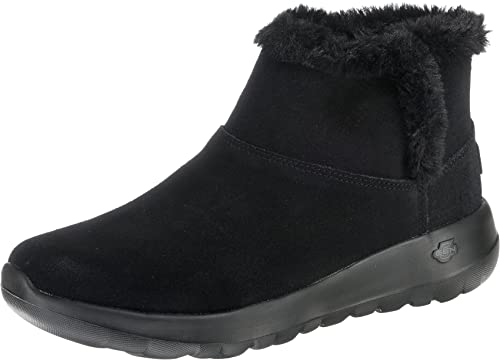 Skechers Damen On-the-go Joy - Bundle Up Klassisch Stiefeletten, Black Suede, 41 EU
