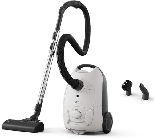 AEG CLEAN 5000 Staubsauger mit Beutel, kompakt und leicht, 750 W, AB51C1SW