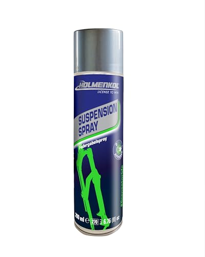 Holmenkol Suspension Spray 200ml - Federgabel-Spray zur Pflege von Federgabel und Dämpfungselementen, Schützt Dichtungsringe und Gummiteile
