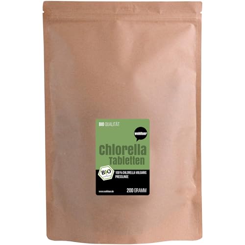 Wohltuer Bio Roh Chlorella Rohkostqualität (DE-ÖKO-006) 500 Tabletten a 400mg