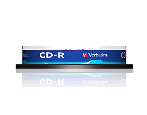 Verbatim CD-R Extra Protection, CD-Rohlinge mit 700 MB Datenspeicher, ideal für Foto- und Video-Aufnahmen, kompatibel mit jedem konventionellen CD-Laufwerk, 10er Pack Spindel