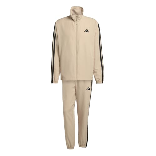 adidas Herren 3 STRIPES WOVEN TRACKSUITS, warm sandstone, L