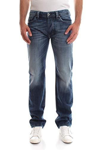 Diesel Herren Straight Jeans Larkee Pantaloni, Blau (Medium Blue 008XR), W34/L32